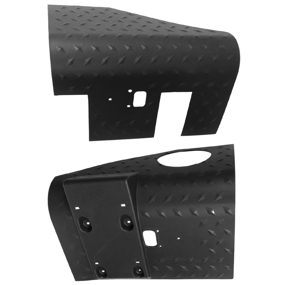 2Pcs Rear Corner Armor Tail Light Cover Guard Trim for Jeep Wrangler TJ