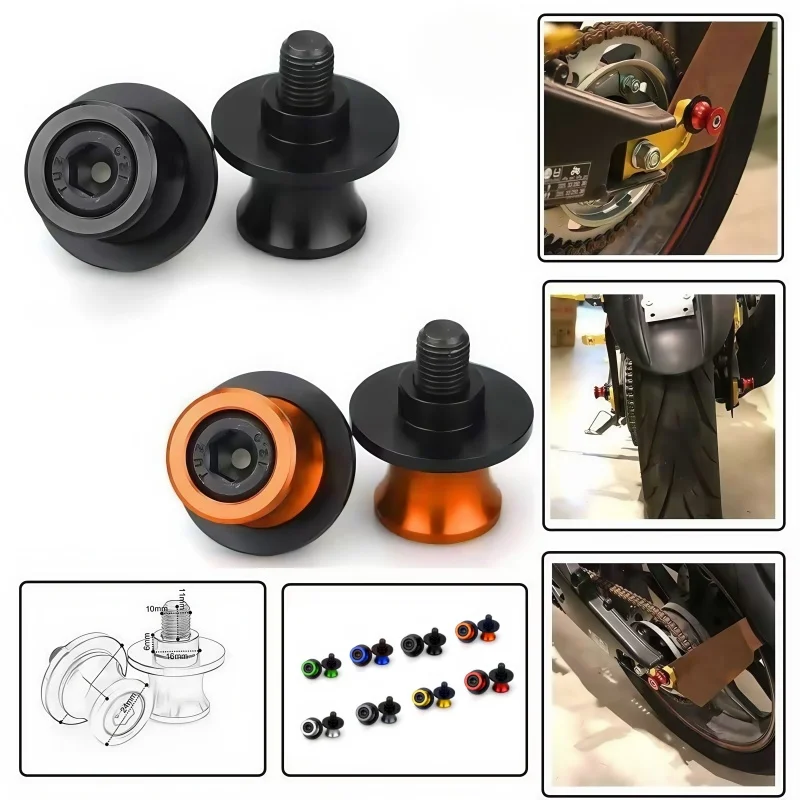 

For KTM 390 790 890 1050 1090 ADVENTURE 1290 SAS 2022 Super Adventure 990 SUPERMOTO Motorcycle M10 Swingarm Spools Slider Stand