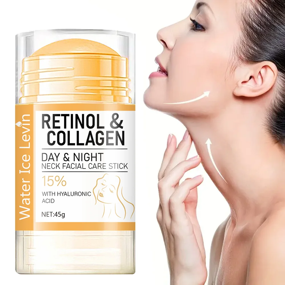 Retinol Collagen Neck Face Care Stick. Day Night Hydration. 
