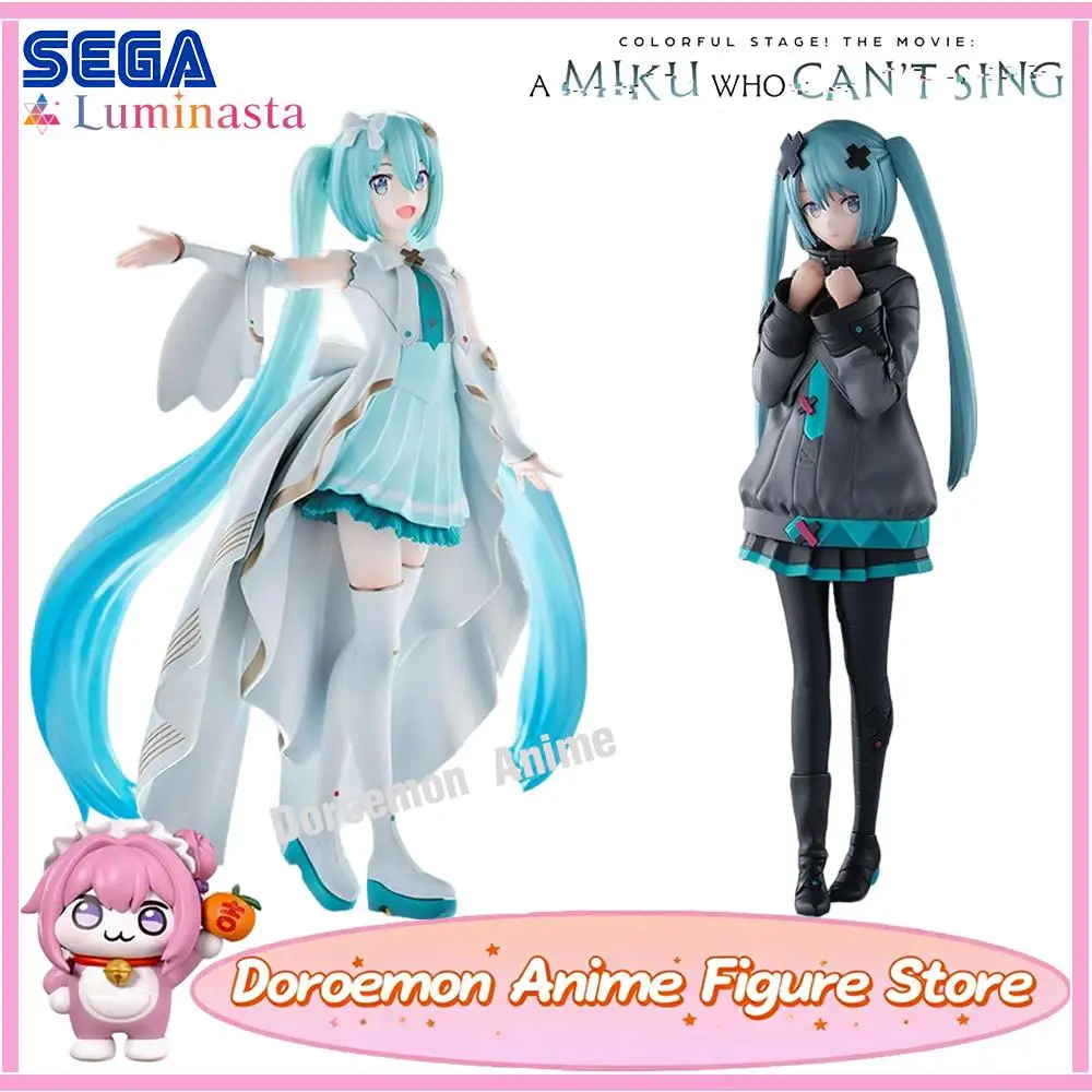 Auf Lager Original Sega Luminasta Bunte Bühne! Der Film: Ein Miku, der nicht singen kann. Hatsune Miku Shuttered Unshuttered Figures