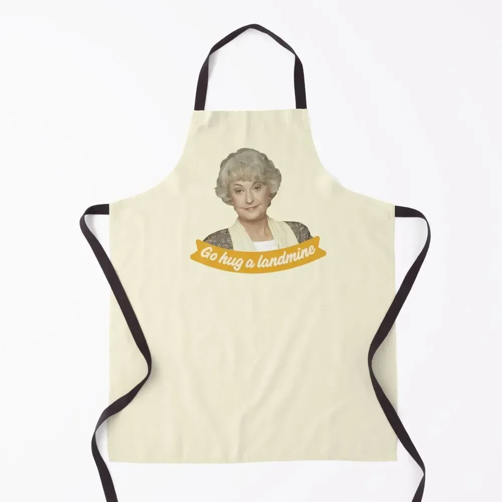 Go Hug A Landmine – Dorothy, The Golden Girls Apron For Men man chef uniform Apron