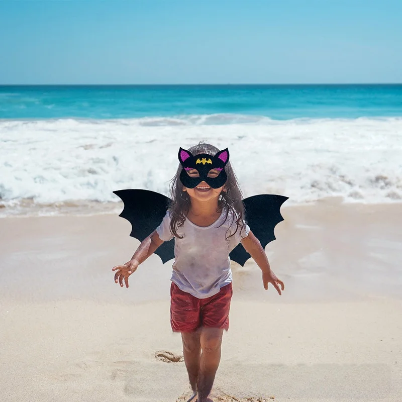 loween Children's Nursery ow Par  Mask Baan Wings Animal Costume Performance Props Polyester Fiber 00%