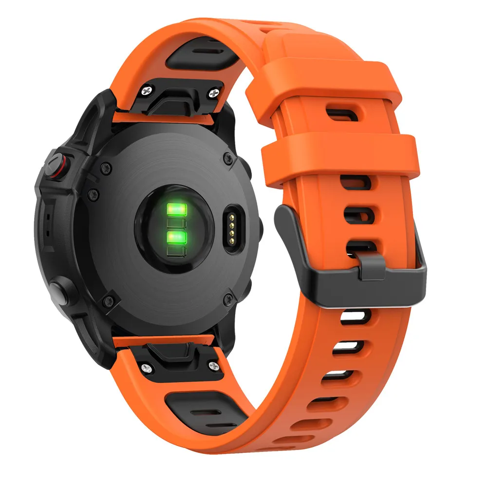 BEHUA 22mm 26mm Ersatzarmband für Garmin Fenix 6X 6X Pro 7X 8X Uhrenarmband mit Easy Fit Schnellverschluss Uhrenarmband Correa – Detail 13