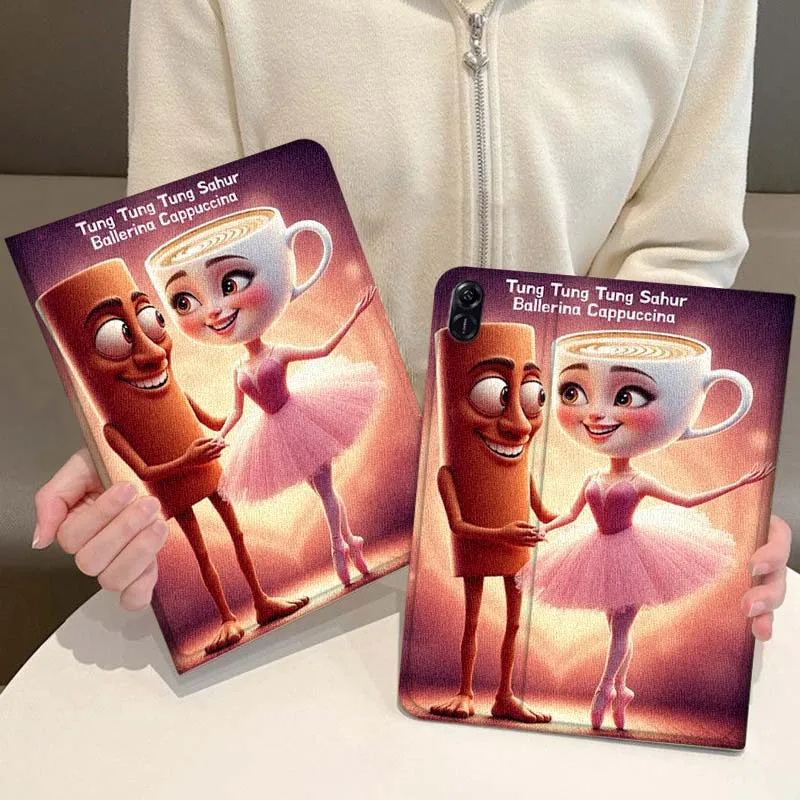 

Tung Sahur Balerina Popular For Huawei MediaPad 3 12 Air SE M6 M5 Lite Pro 10.4 10.8 11 11.5 12.6 13.2 Inch 5G Tablet Case