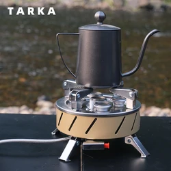 TARKA Camping 5 Head Gas Stove 11800w High Power Outdoor Folding Gas Burner Fire Furnace For Wild Picnic Hiking Travel Euqipment