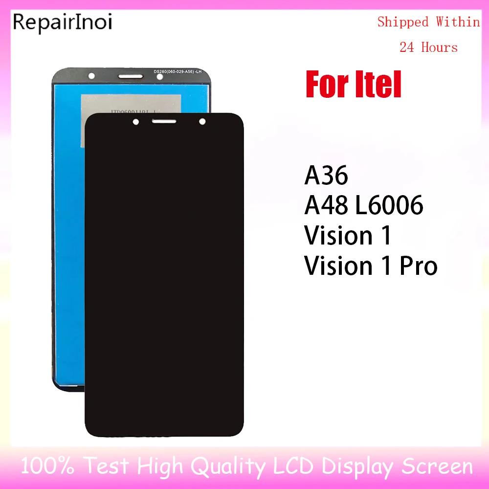 ЖК-дисплей для Itel A36 A48 L6006, ЖК-дисплей, детали для замены для Itel Vision 1 L6005 Vision 1 Pro