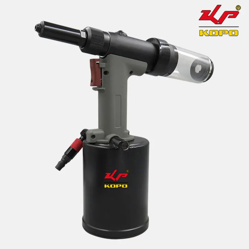 

KOPO Vacuuming Pneumatic Blind Riveter Industrial Grade Hydraulic Riveter 3.2mm-6.4mm Air Riveting tool Heavy Duty Rivet Fasten