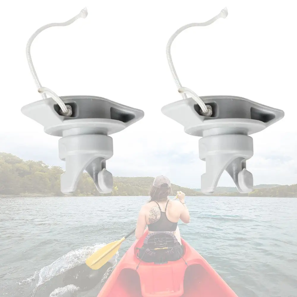 

2Pcs 8 Holes Inflatable Boat Canoe Paddle Board Air Valve Cover Kayak Accessories Air Valve Cap