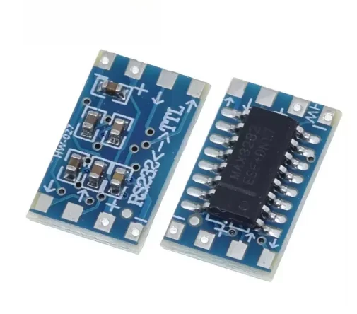 100pcs MCU Mini RS232 MAX3232 Level to TTL Serial Converter Board Module