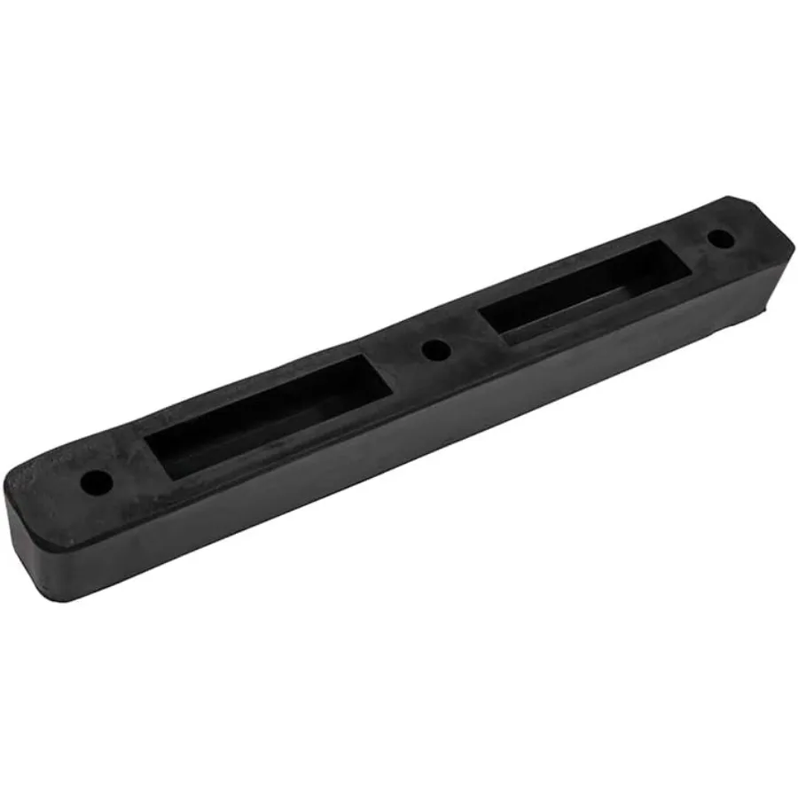 8 упаковок 16x2x2 прямоугольный резиновый бампер для док-станции с 3 отверстиями, ударопрочный формованный резиновый бампер для полугрузовика с планшетным прицепом