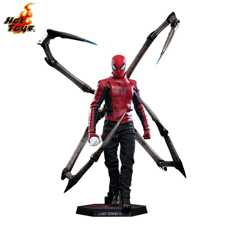 

Marvel's Spider-Man 2 Original Hottoys HT Peter Parker VGM71 Action Figure Collectible Model Statuette Collection Ornaments Toy