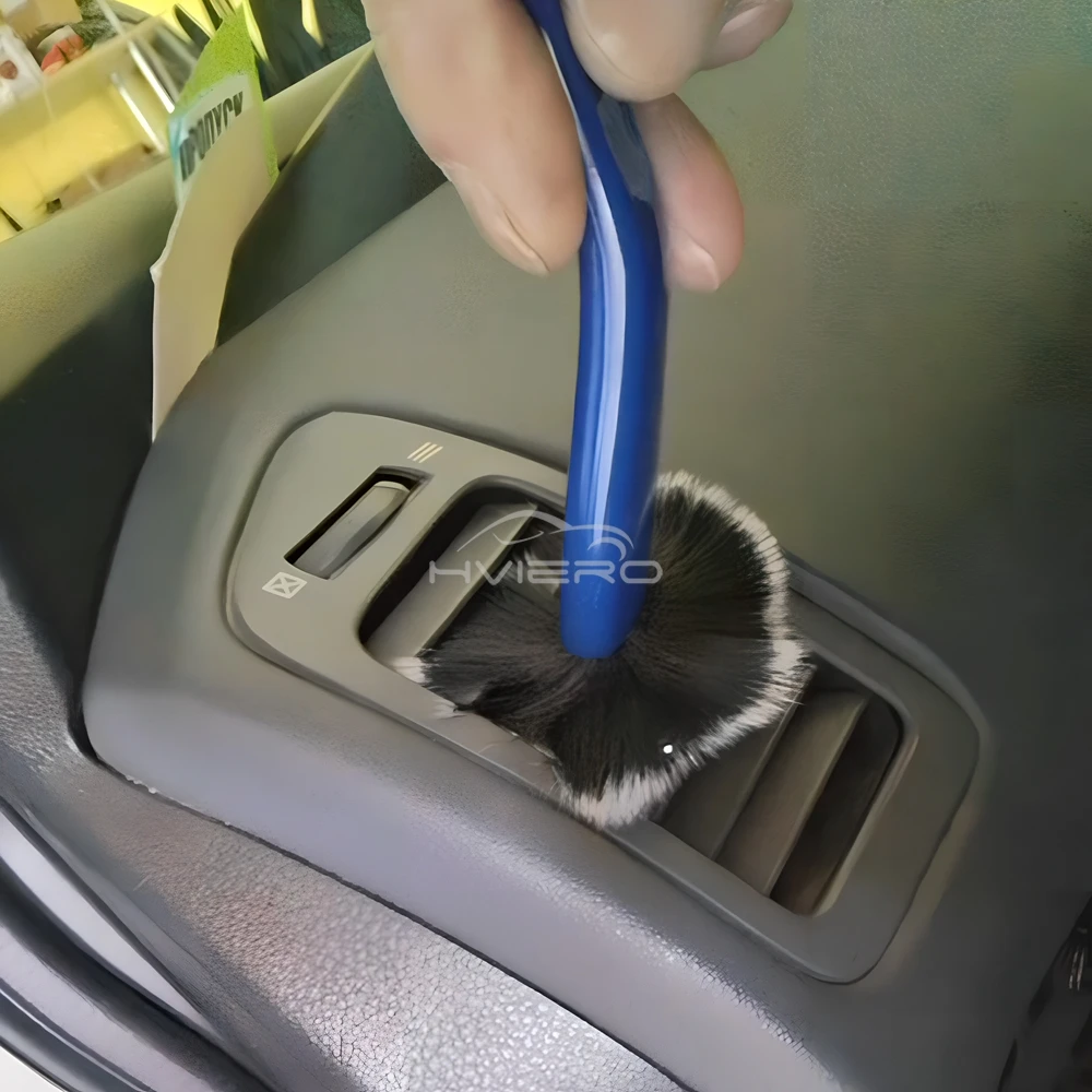 Multipurposes Effortlessly Clean Car Interior Soft Brush Air Conditioner Washing Tools Maintenance Wheel Scrub Auto Accessories