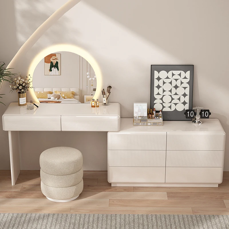 

Bedroom Modern Vanity Table Simple European Girls Women Vanity Table Luxury Drawer Dressing Table With Mirror Home Furniture