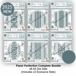Panel Perfection Complete Bundle Frames Metal Cutting Dies Sets for DIY Craft Making Greeting Card Scrapbooking Decoration Molds