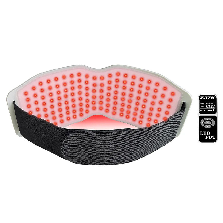 Red light therapy belt relief Silicone NIR Infrared Light Therapy Devices for Back Abdomen Knees Wrists Joints 450 LED chips