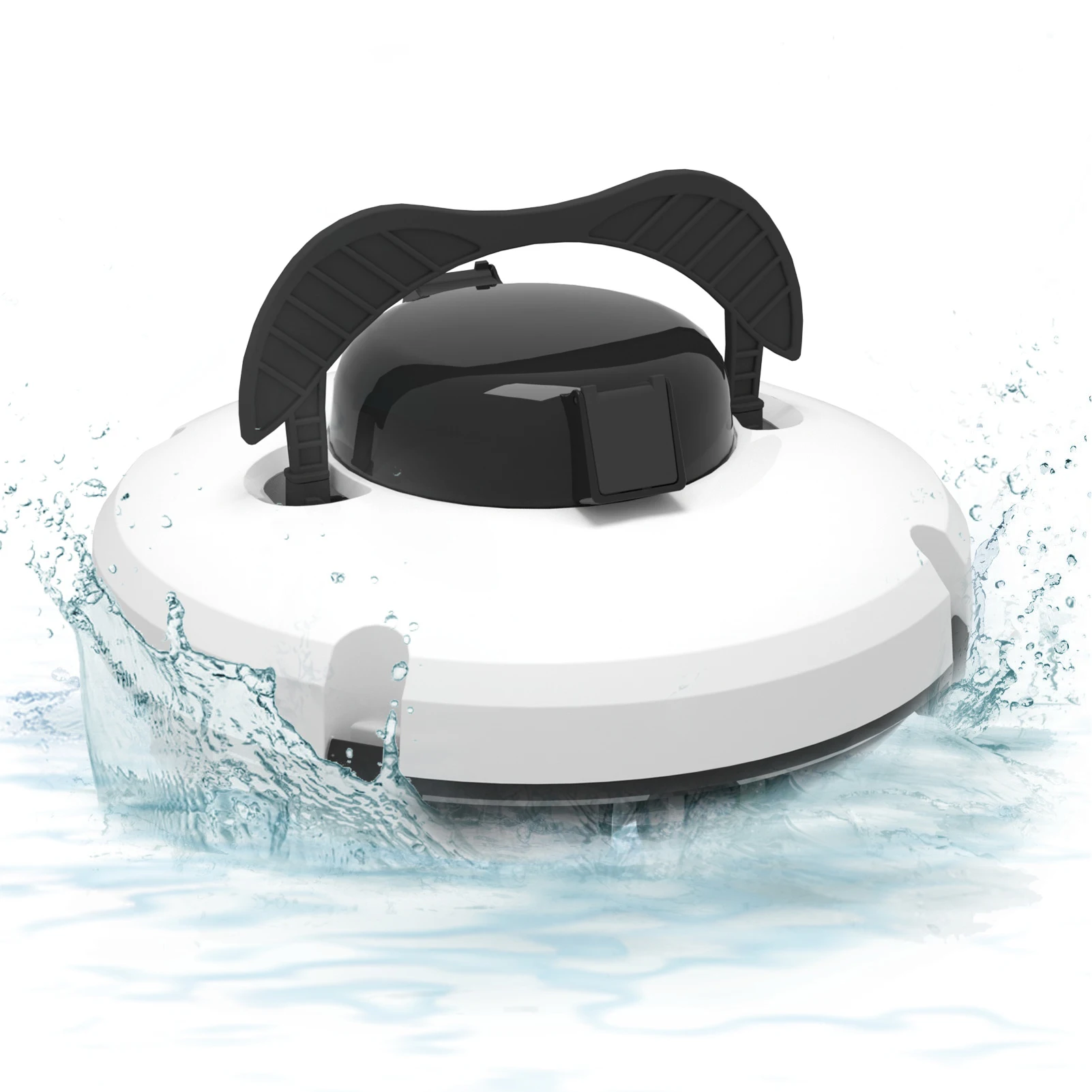 Cordless Robotic Pool Cleaner Pool Vacuum with Dual Motors Self Parking for Flat Ground Pools