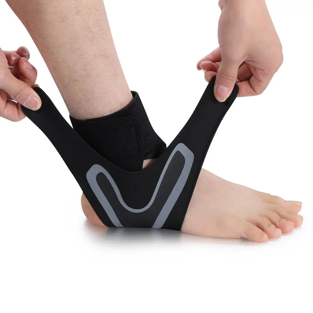 1 Pc Elastic Ankle Brace Strap Ankle Support Fitness Breathable Compression Anti Sprain Foot Protection Bandage Sport Safety