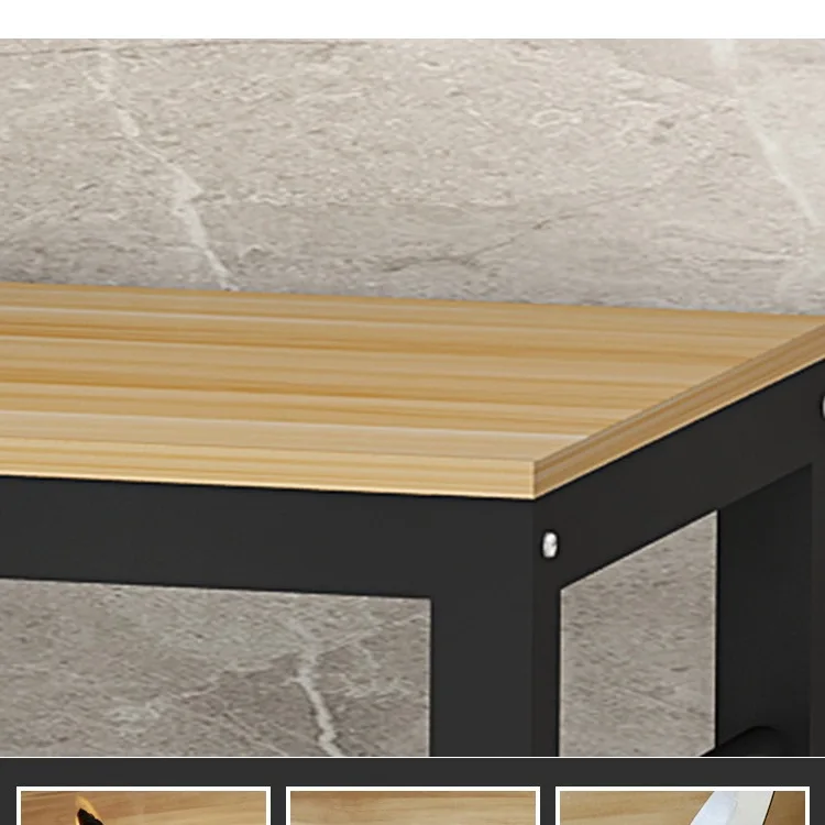 Washing machine rack, tumble dryer stacked above the balcony, kitchen without punching, thickened single layer