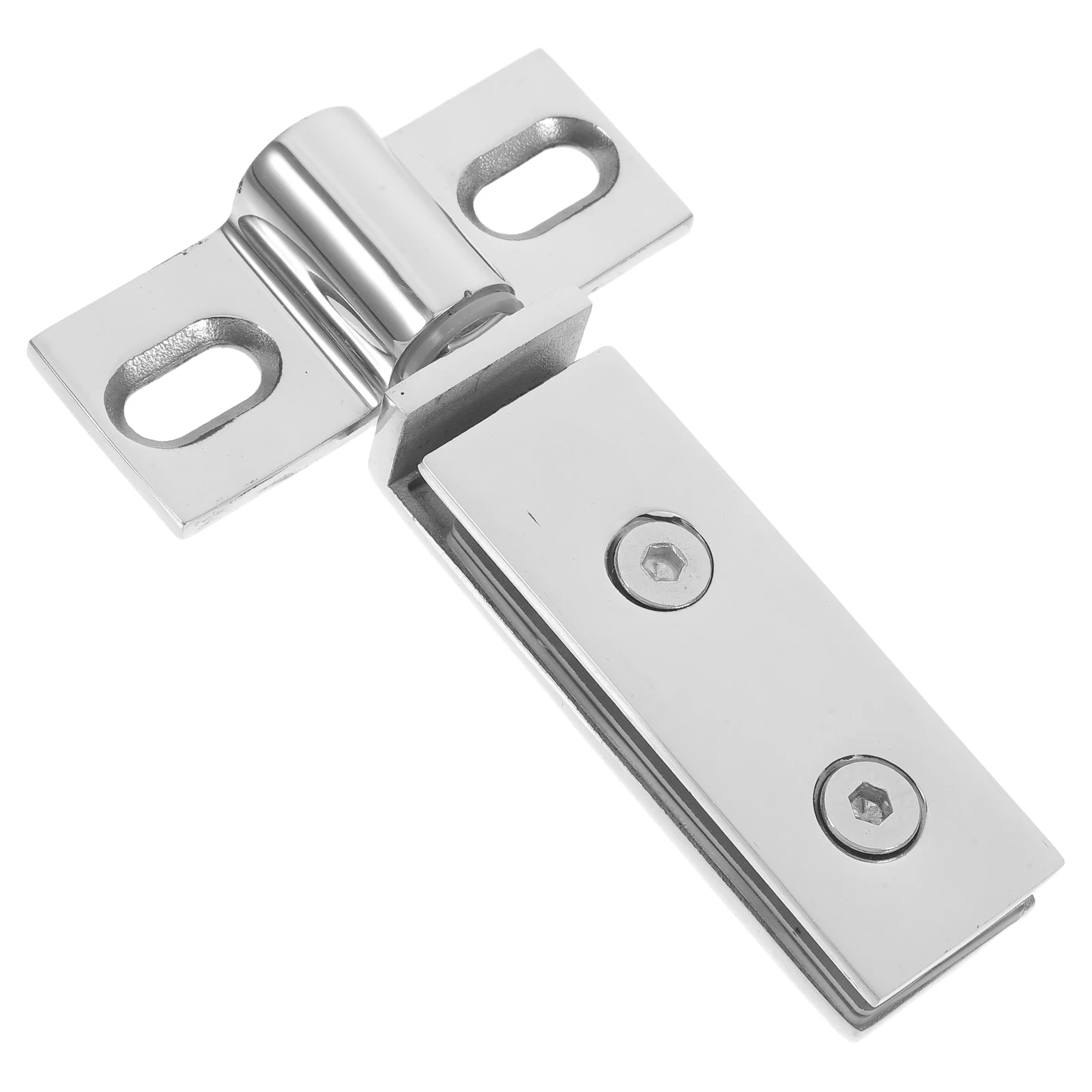 

Heavy Duty Stainless Steel Shower Pivot Fixing Clamp Dual Hole Easy Install Strong Stability Glass Door Hardware Clips for Home