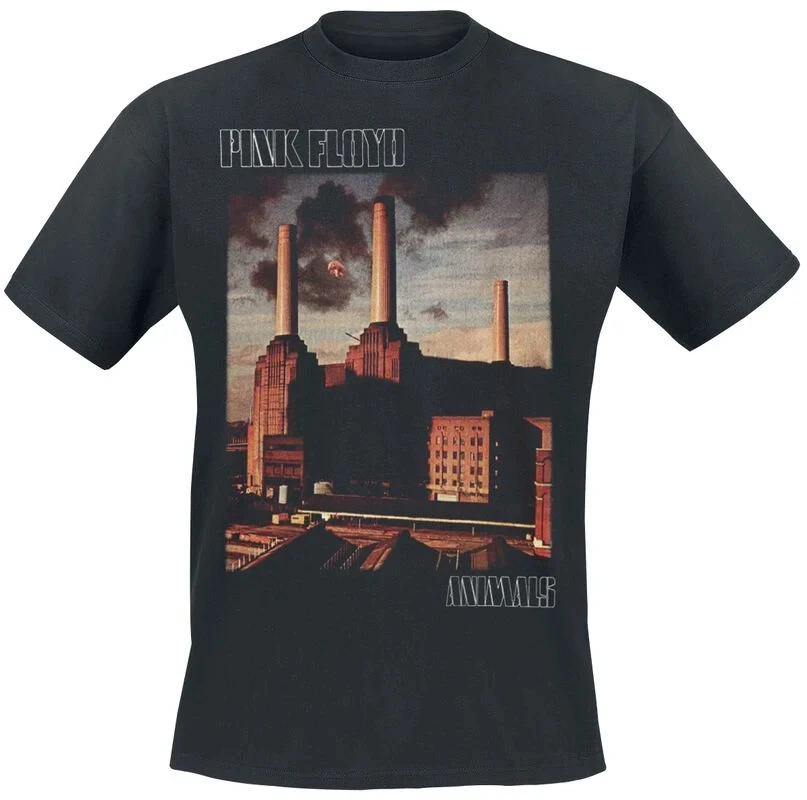 The Dark Side of The Moon Live on Stage 1972 Pink Floyd Band T-Shirt Baumwolle Grafik-Shirt Herren Damen Sommer Streetwear Top – Detail 3