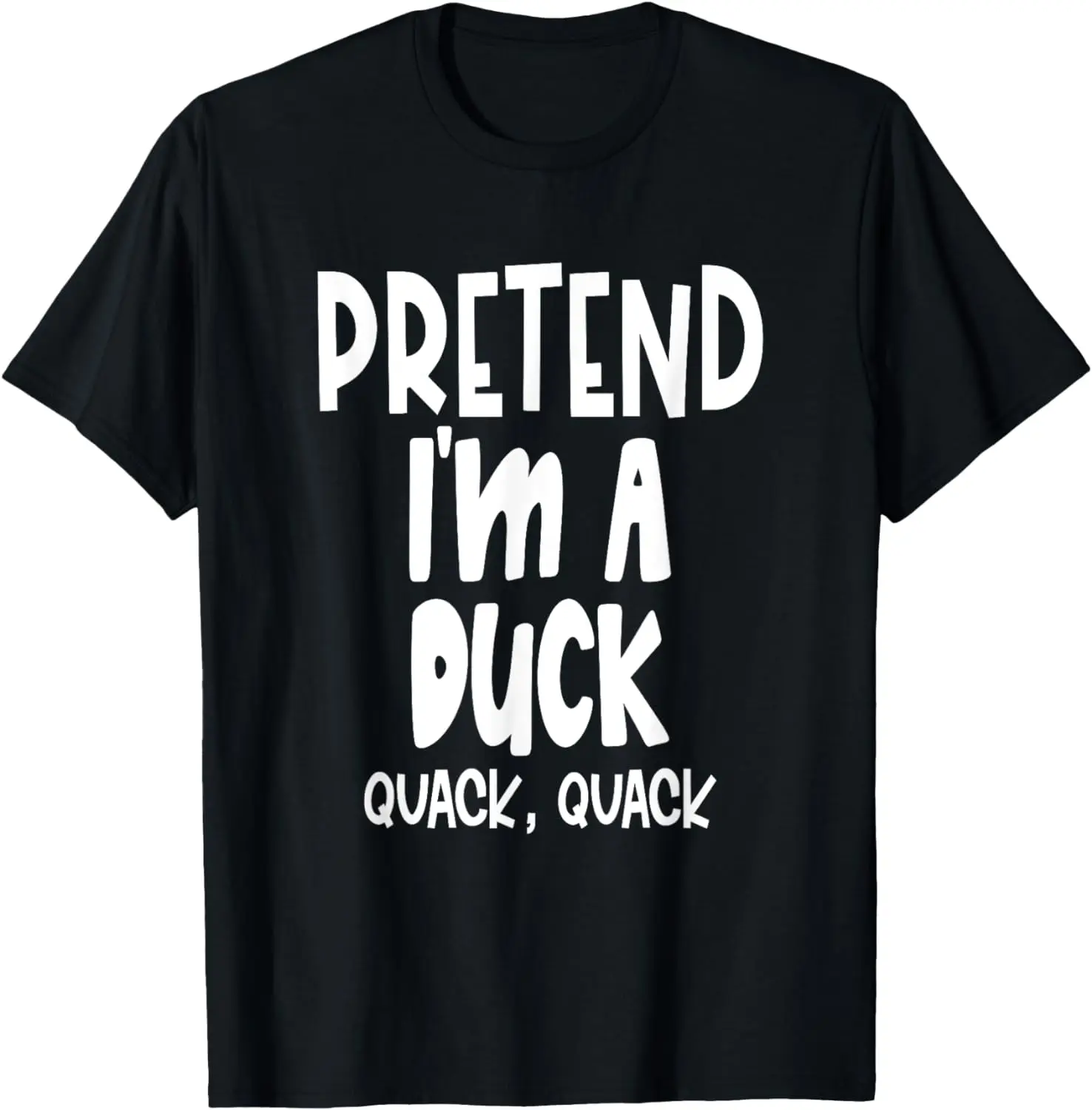 

Fun Pretend Duck Shirt - Lazy Halloween Duck Costume T-Shirt
