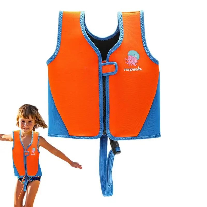 Gilet da bagno per bambini giubbotto da bagno Unisex per bambini gilet da bagno per bambini aiuto per il nuoto costumi da bagno galleggianti per bambini di 1-9 anni