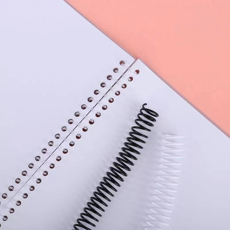 5pcs/Lot A4 Detachable Buckle Loose-Leaf Sprial Binding Strip 34-Hole Round Hole Coil Ring DIY Book Plastic Binder School Office