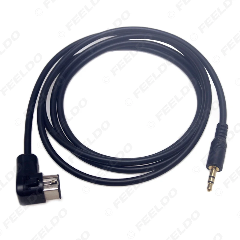 Car Radio Audio 3.5mm Male AUX-IN Adapter Cable for Volkswagen Lavida Skoda Octavia