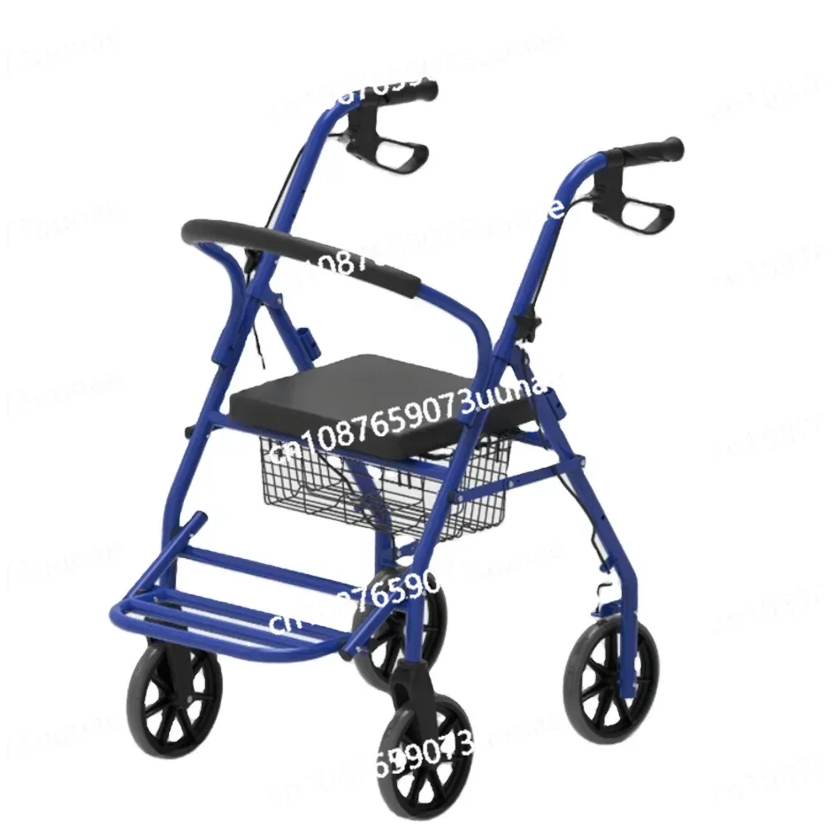 Walker Rollator Elderly Disabled Walker Elderly Shopping Stroller