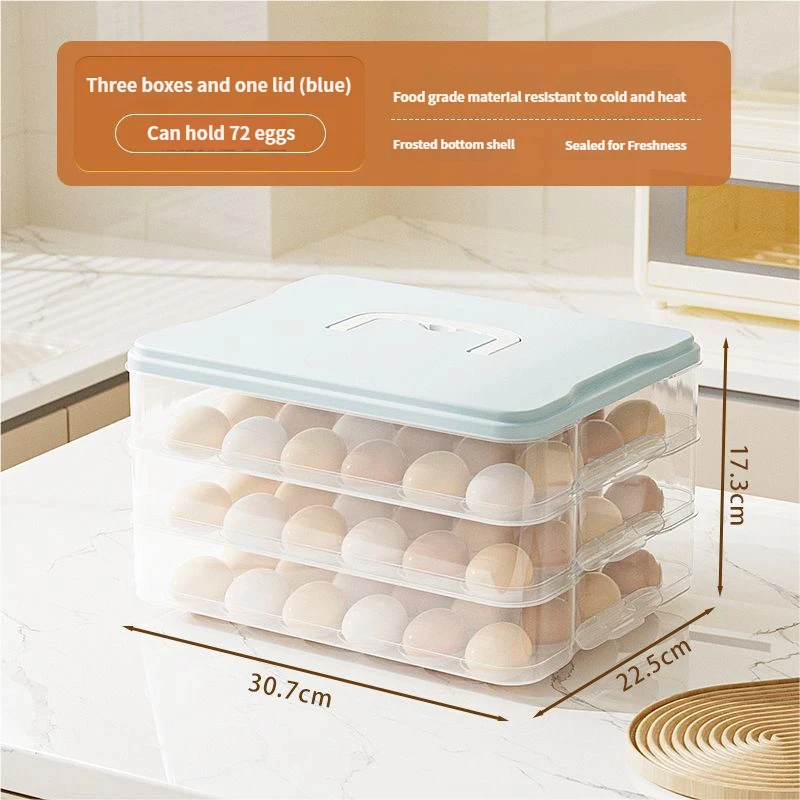 Variant: 3 blue storage rack