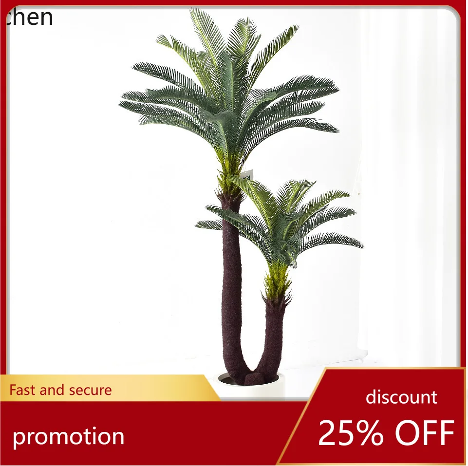 

HXL Artificial Iron Tree Indoor and Outdoor Plastic Decorative Ornament Fake Tree Green Plant Bonsai