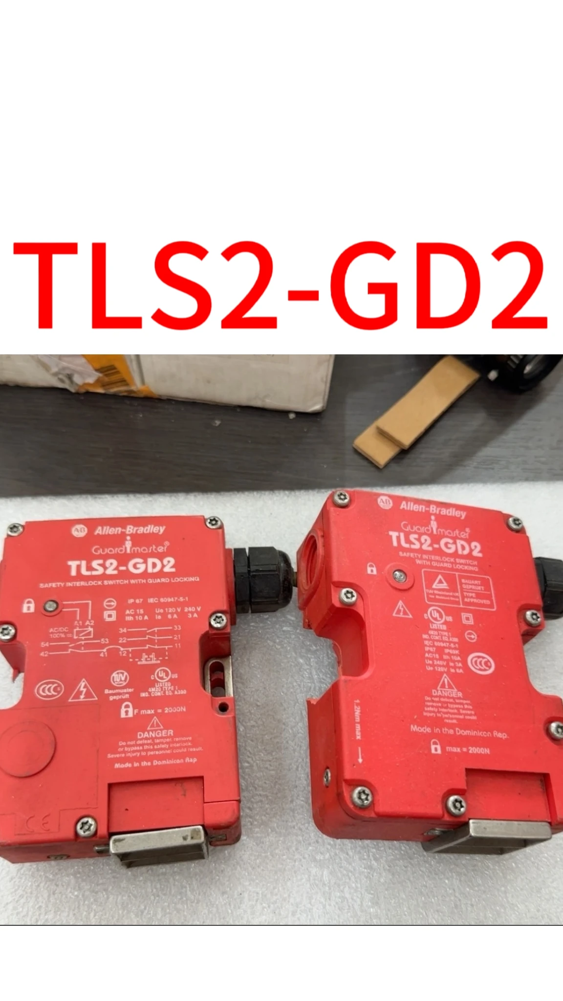 Teste AB TLS2-GD2 de segunda mão