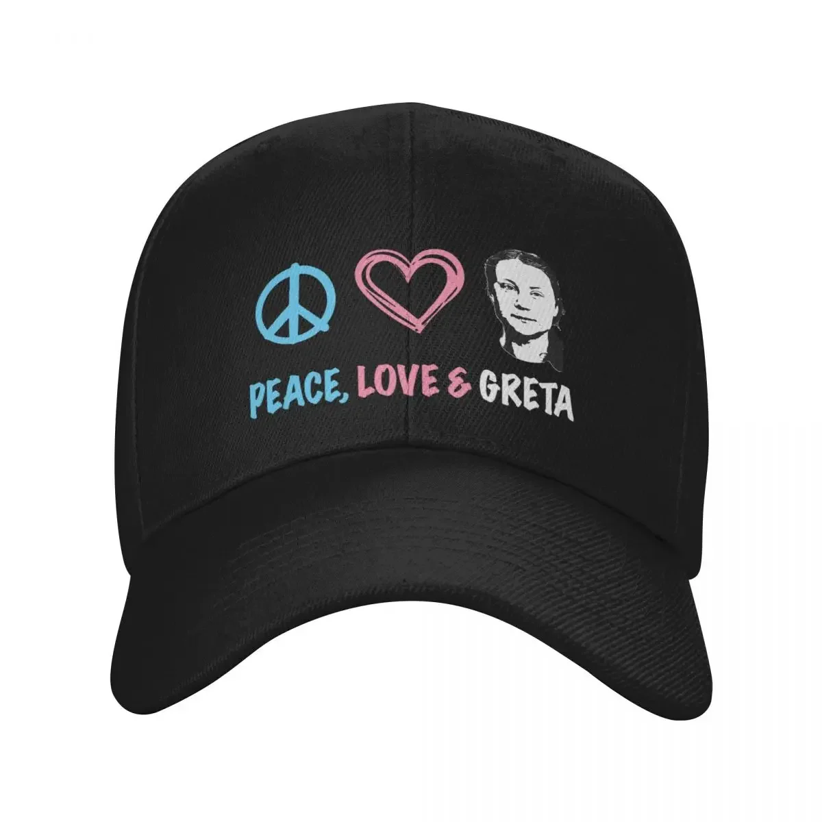 

Peace Love Greta Baseball Cap tactical cap western Hat Hat men Golf Cap Women Men's