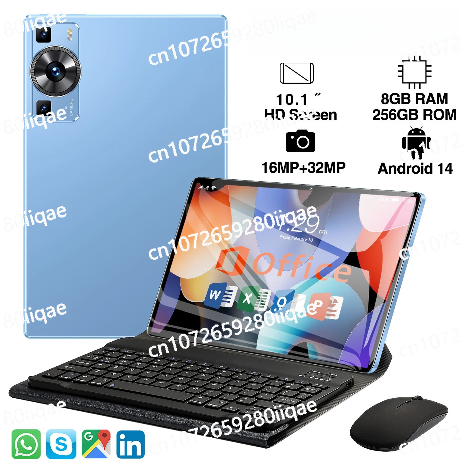 

Планшет для внешней торговли, 128 ГБ, прямые продажи, P60Pro, Android, 10-дюймовый планшет 8