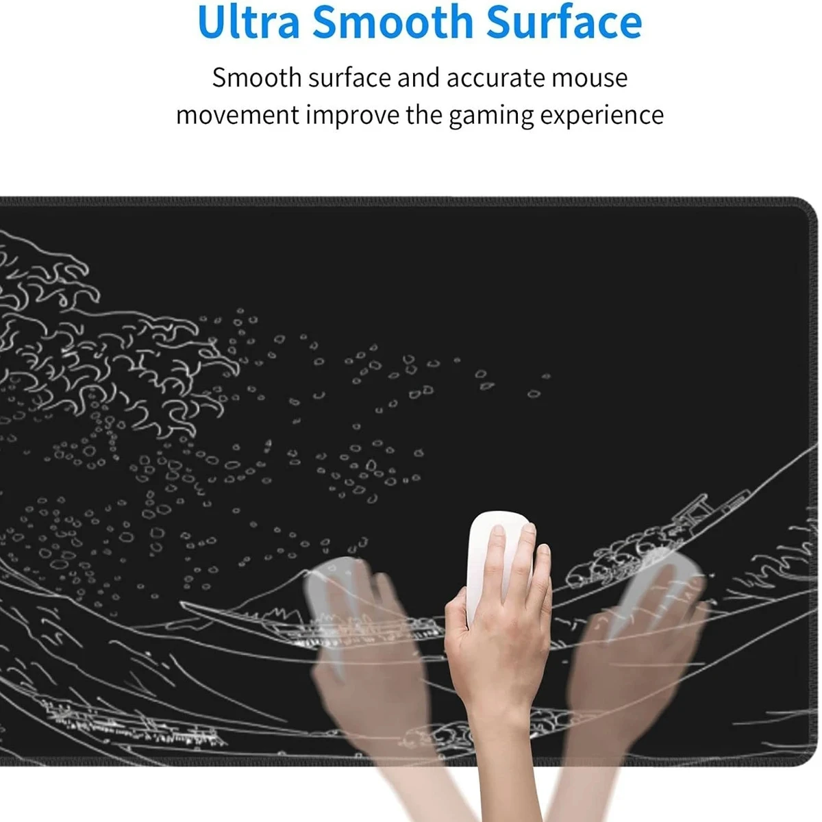Gaming Mouse Pad Laptop Game Mouse Mat Great Wave Mousepad коврик для мыши Desk Mat Keyboard Pads 900x400 Keyboard Mousepad
