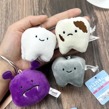 可愛牙齒造型懸掛式模型吊墜,牙醫禮物,牙膏牙刷演示,兒童刷牙學習模型 8 最佳銷售 牙齒玩具 - №5