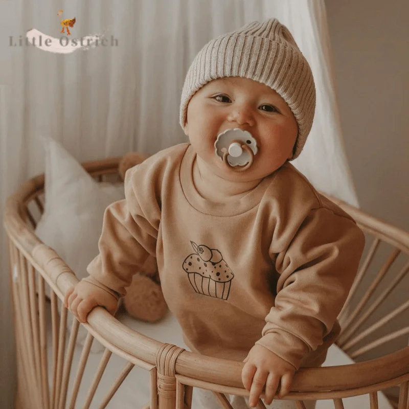 

Newborn Baby Girl Boy Cartoon Hoodie Spring Autumn Infant Toddler Child Top Long Sleeve Cotton Pullover Baby Clothes 9M-7Y