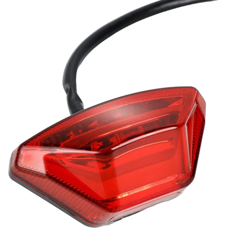 AU65-LED Rear Tail Light Red For Sur-Ron Ultra Bee For Surron Electric Dirt Bike Night Riding Safety Indicator Accessories