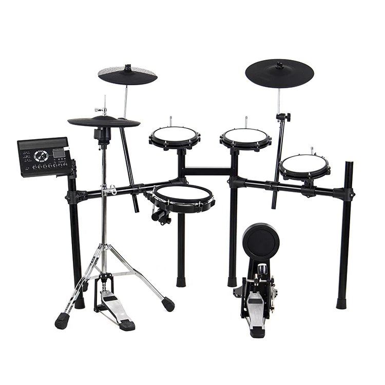 MOINNG Electronic Percussion  Instrument E-drum KHT 5 Drum Pads and 3 Cymbals Electronic Drum Kit