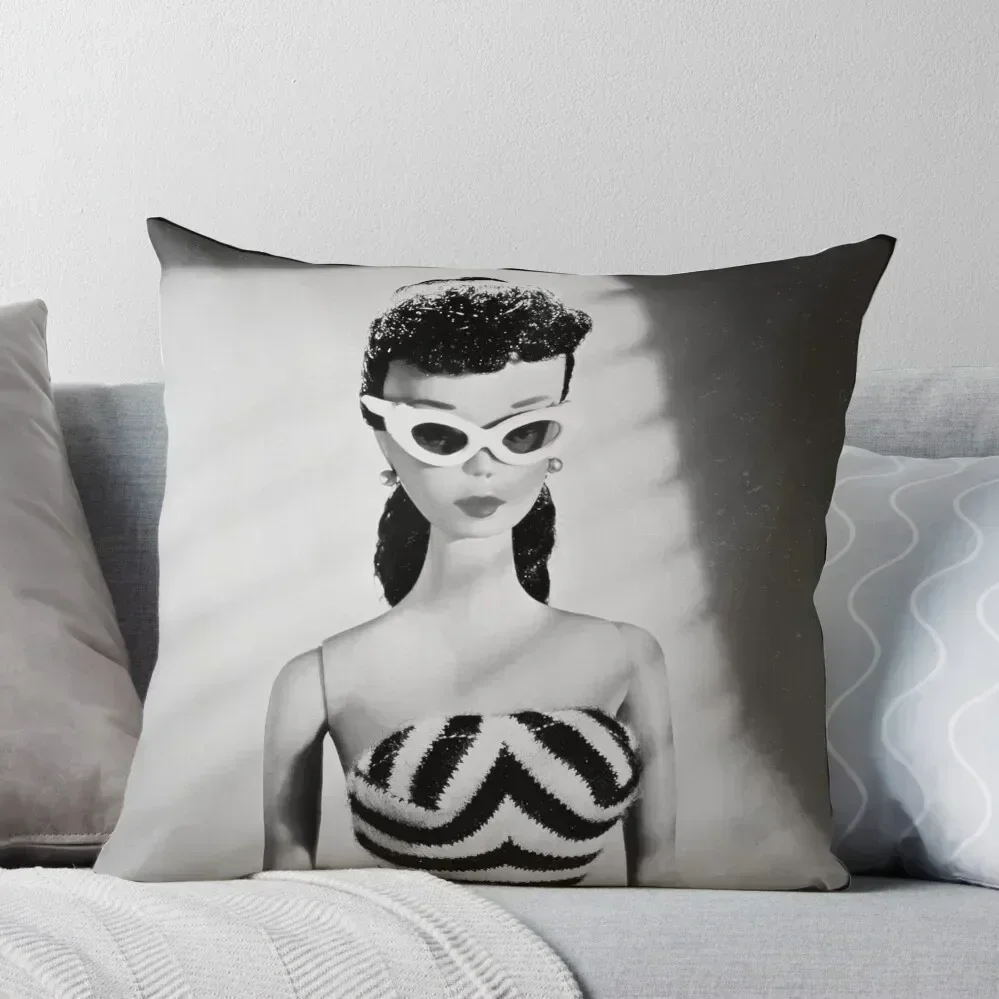 

Retro Doll Black and White Frame Throw Pillow covers for pillows Sofa Cushion Cover luxury sofa pillows sleeping pillows pillow