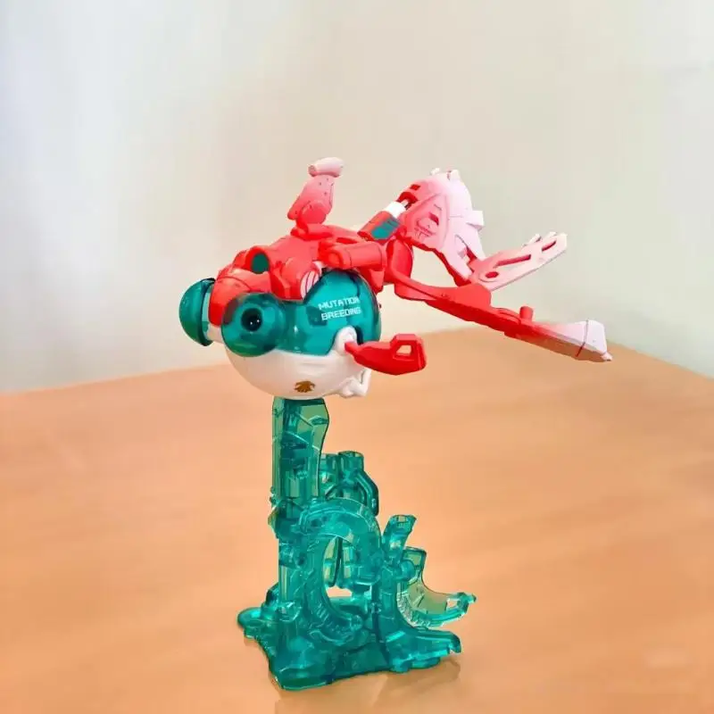 52toys Beastbox Series Transformable Mecha Model - Track Unreal Halo Goldfish Oryginalna Figurka Kolekcjonerska Akcji Urodzinowa Świąteczna