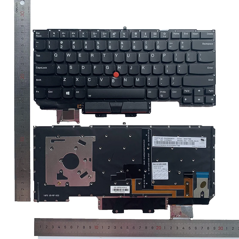 Imagem -06 - Lenovo-thinkpad x1 Carbon Keyboard Retroiluminado Nos Eua 6ª Geração 2023 tipo 20kh 20kg 20kg