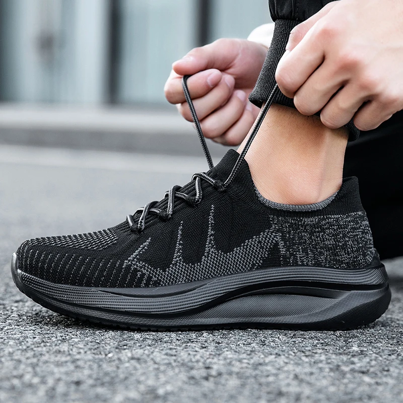

Carbon Plate Air Cushion Men Sports Running Shoes Marathon Breathable Lightweight Women's Comfortable Athletic Nonskid Sneakers