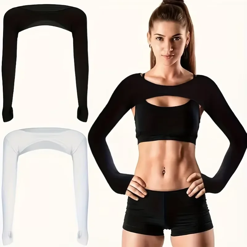 

UV Shawl Arm Sleeves Ice Silk Coolness Fabric UPF50+ Golf Sun Sleeves for Sun Protection Compression Shawl Arm Sleeve Sport
