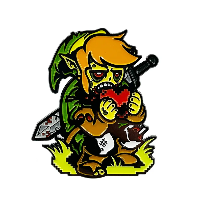 

Adventure Game Zelda Lapel Pins for Backpack Enamel Pin Men Women's Brooches Cool Briefcase Badges Jewelry Accessories