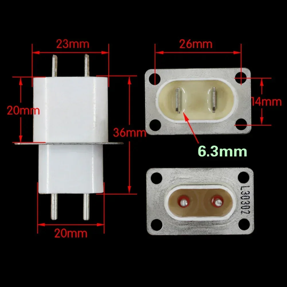 5/10pcs 4 Pin Microwave Oven Spare Parts Pin Sockets Microwave Oven Magnetron Plugs Plastic Microwave Oven Parts