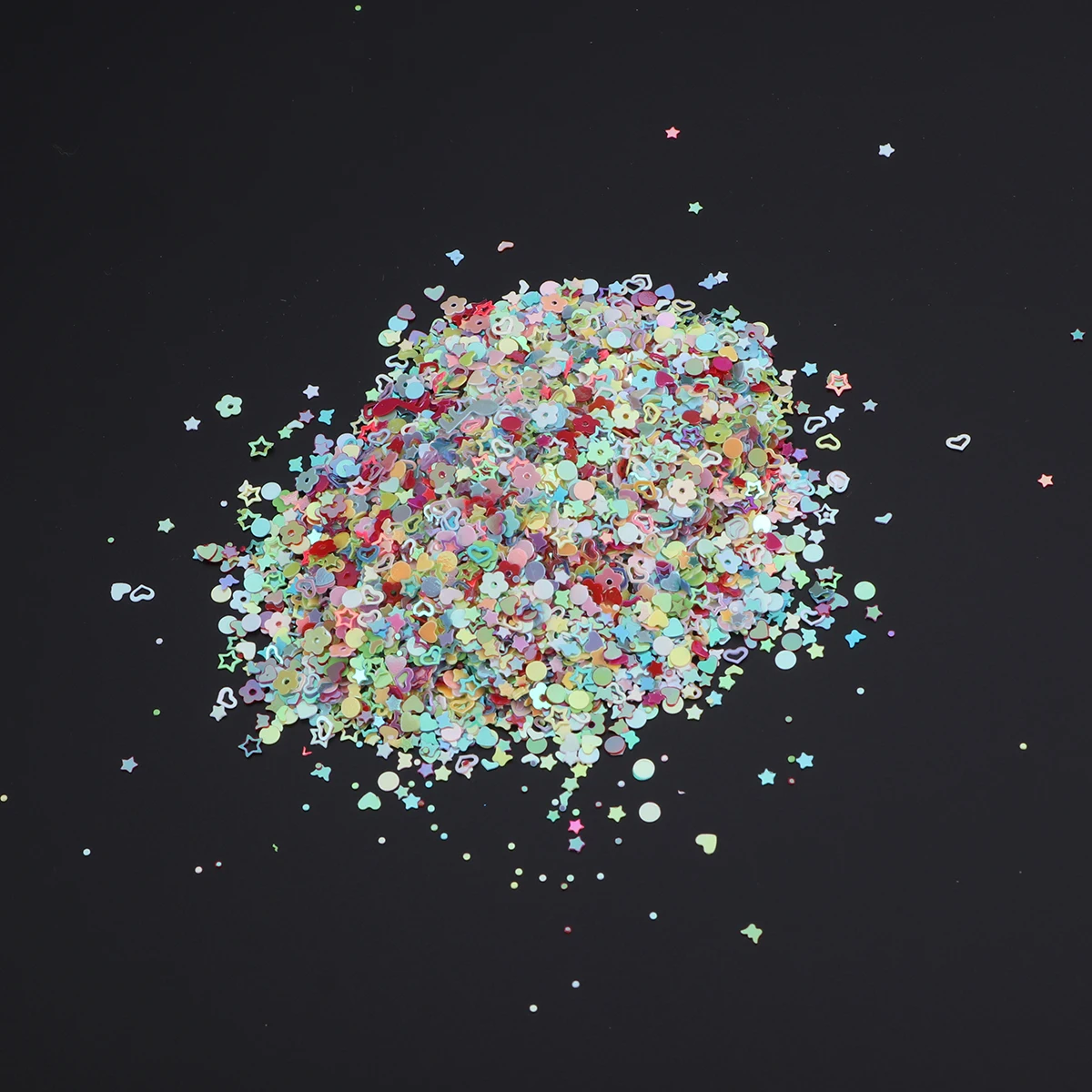 Vibrant Glitter Sequins For Embellishing Crafts And Party Decorations With Easy Use