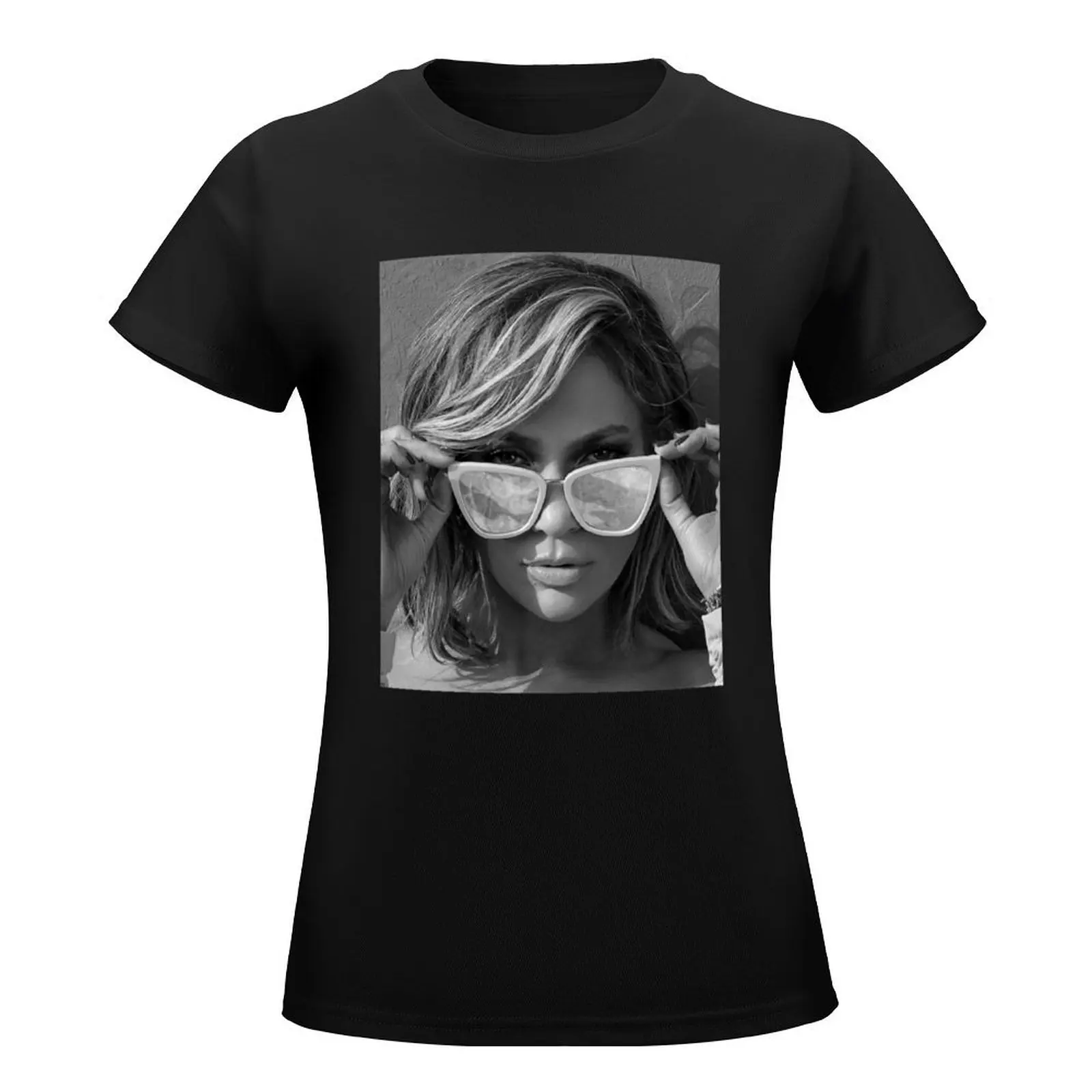 Jennifer Lopez T-Shirt animal print sports fans Female clothing animal prinfor Women t-shirts