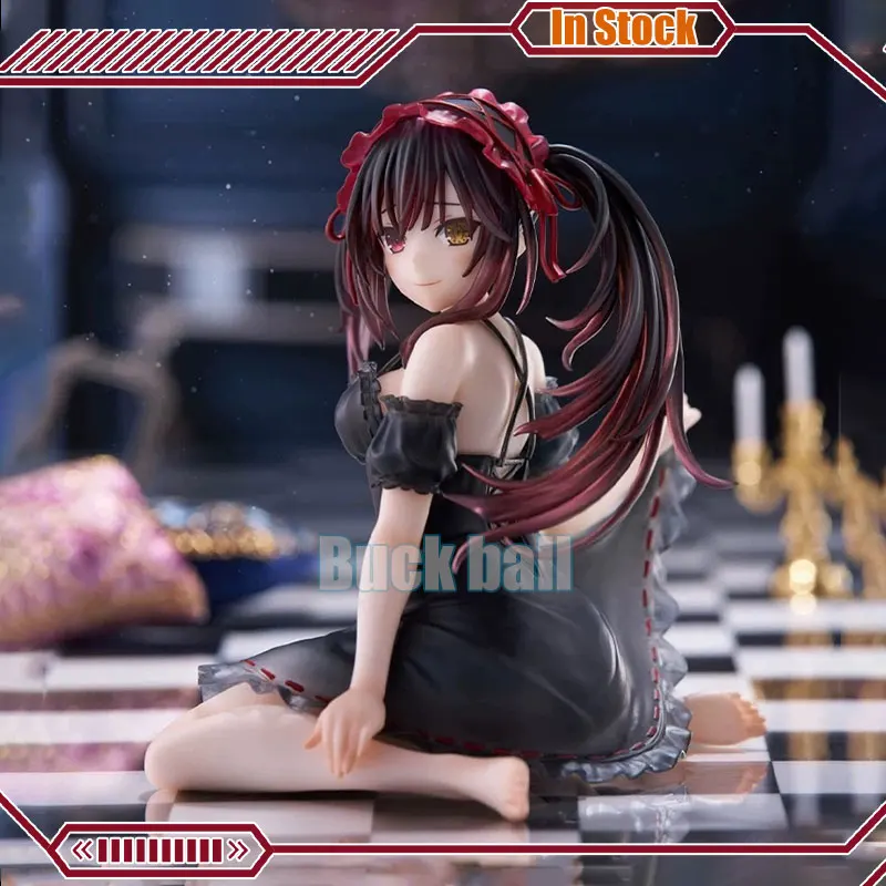 Original Date A Live Anime Figure Tokisaki Kurumi Action Figurine Pajamas Nightmare Model Desktop Collect Cute Statue Doll Toys