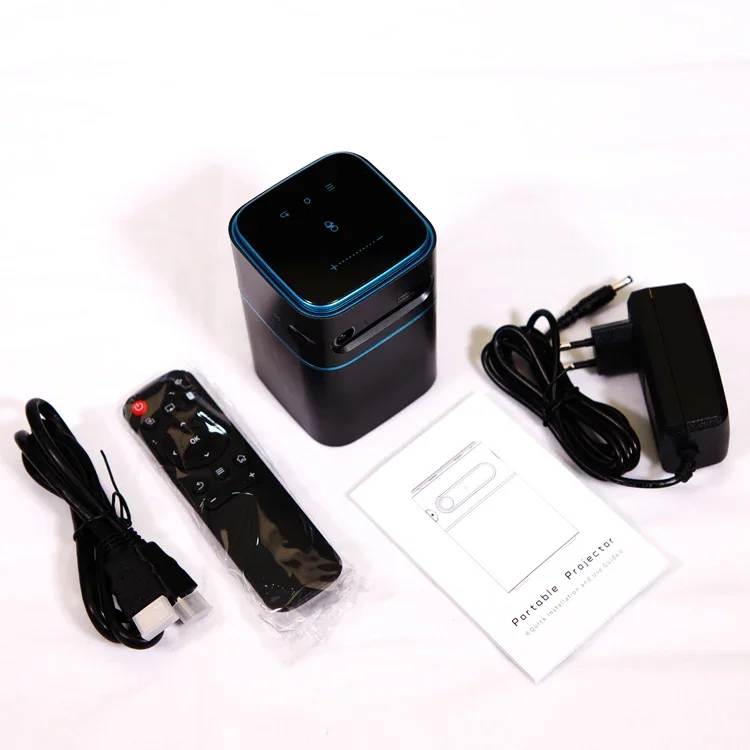 

2026 HOTACK Мини-проекторы Android Карманный портативный светодиодный UHD Smart Touch Домашний кинотеатр DLP Короткофокусный проектор 4K